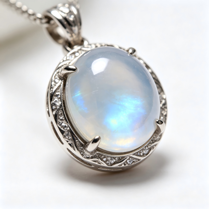 Moonstone S925 Silver Ring 4