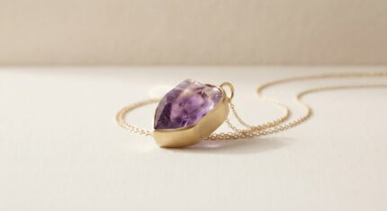 Aura Harmony Amethyst Pendant